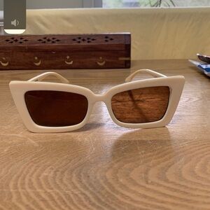 White sunglasses